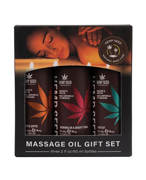 Earthly Body Summer 2024 Massage Oil Gift Set - 2 oz