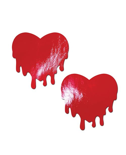 Pastease Faux Leather Melty Heart Pasties