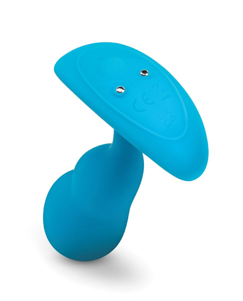 b-Vibe Remote Control P-Spot Snug Plug-Blue