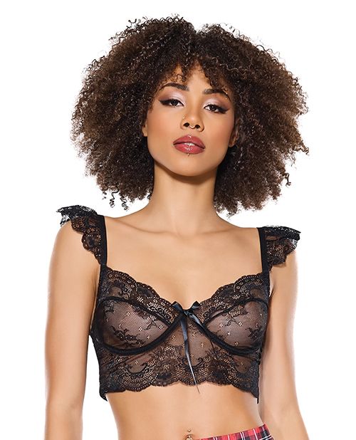 Coquette Scallop Stretch Lace Soft Cup Bralette