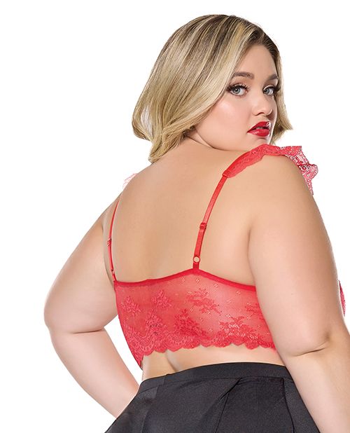 Coquette Scallop Stretch Lace Soft Cup Bralette