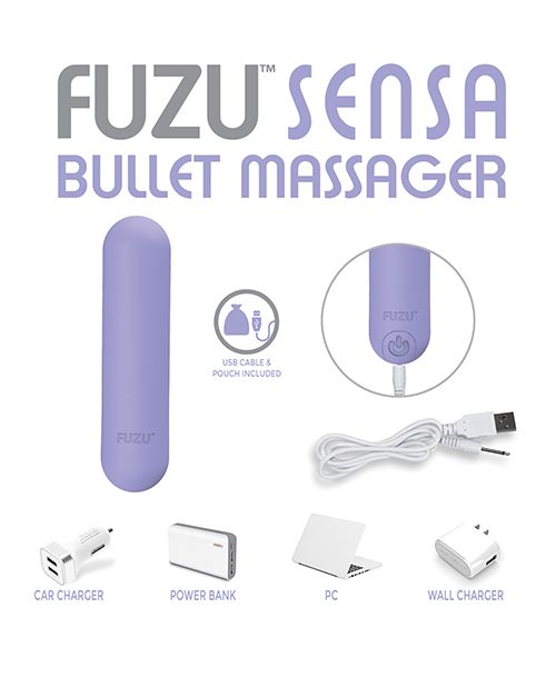 Fuzu Sensa Activated Rechargeable Bullet Massager