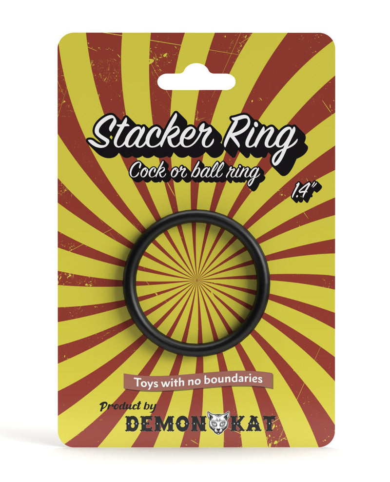 Demon Kat 1.4 Inch Stacker Ring