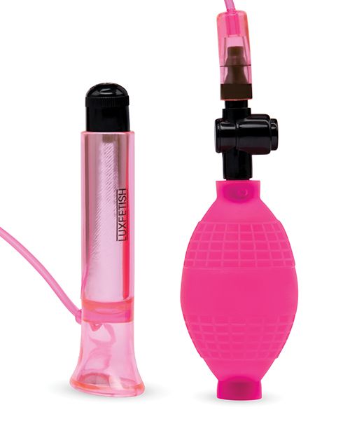 Lux Fetish Vibrating Clitoral Pump With Quick Release