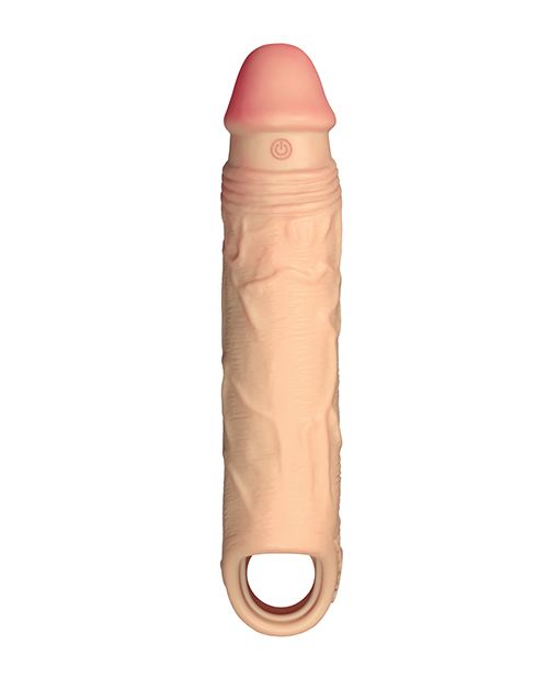 Shaft Flexskin Liquid Silicone 7.8 Inch Vibrating Sheath