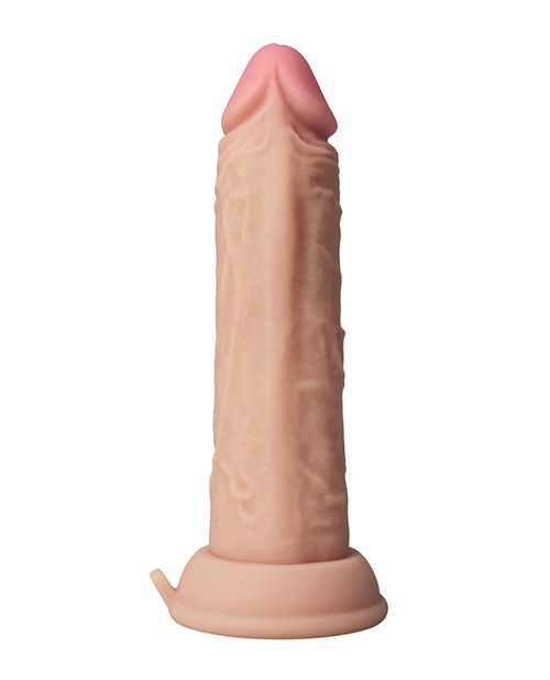 Shaft Flexskin Liquid Silicone 6.5 Inch Vibrating Dong