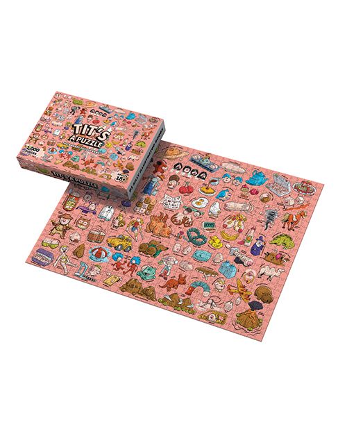 Sleazy Greetings Tit’s A Puzzle 1000 Piece Boob Themed Puzzle