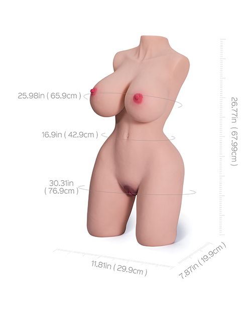 Honey Play Box Saffron Huge Breast Adult Torso Sex Doll