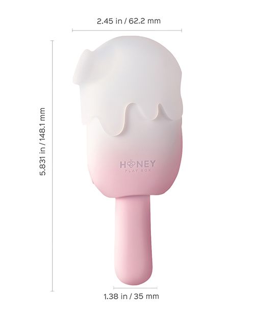 Honey Play Box Bite Me Sucking, Tapping & Vibrating Cream Pop Stimulator