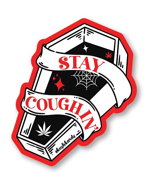 Kush Kards Halloween Stay Coughin Stickers