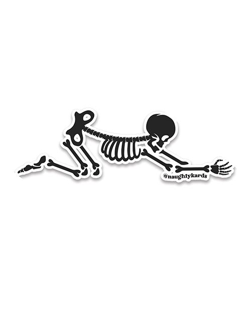 Kush Kards Halloween Bone Over Sticker Stickers