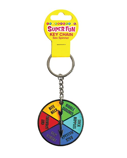 Candyprints Super Fun Sex Spinner Key Chain