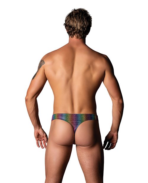 Male Power Pack & Play Thong With Front Condom Pouch