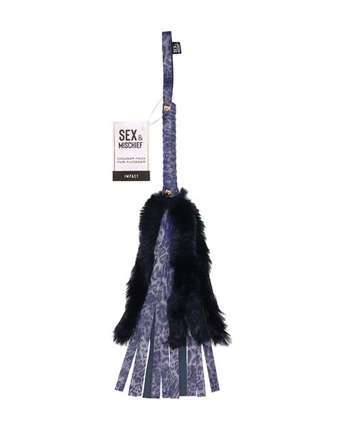 Sex & Mischief Cougar Faux Fur Flogger