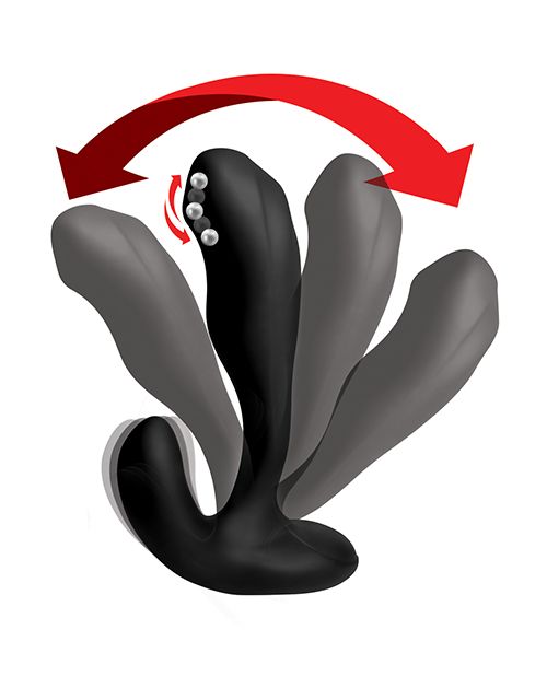 Alpha-Pro 7X Bendable Prostate Stimulator With Stroking Bead