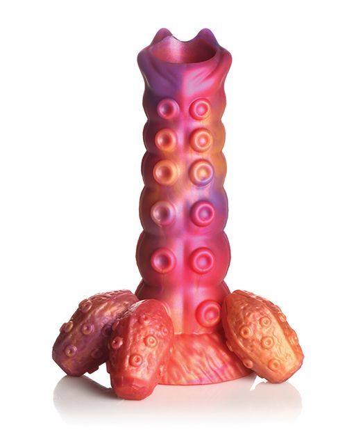 Creature Cocks Nymphoid Ovipositor Silicone Dildo With Eggs