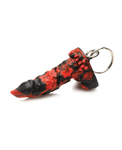 Creature Cocks Fire Demon Keychain