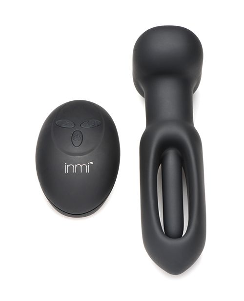 Inmi Bum Flick Flicking & Vibrating Silicone Butt Plug With Remote