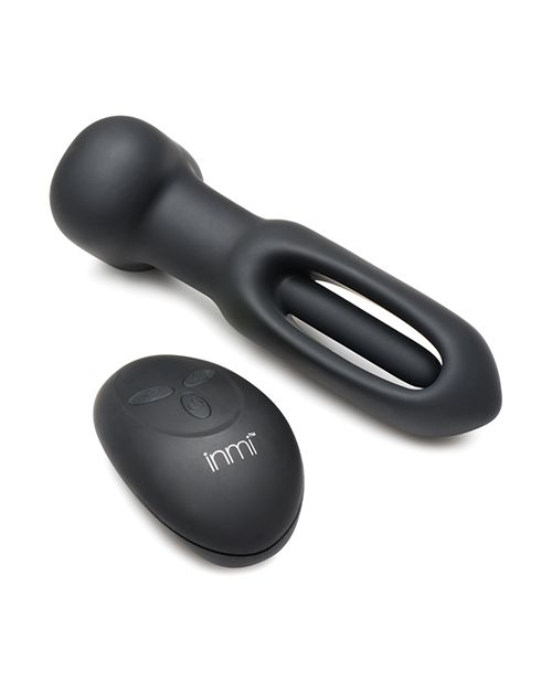 Inmi Bum Flick Flicking & Vibrating Silicone Butt Plug With Remote