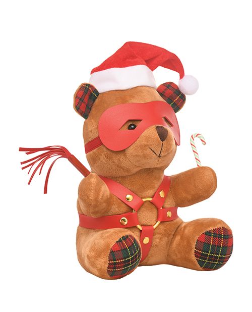 Master Series Holiday Bondage Teddy Bear Plush-Brown