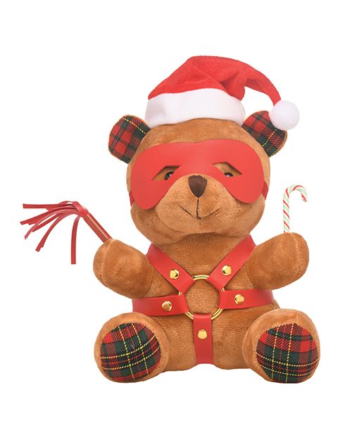 Master Series Holiday Bondage Teddy Bear Plush-Brown