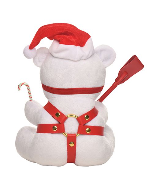 Master Series Holiday Bondage Teddy Bear Plush-White