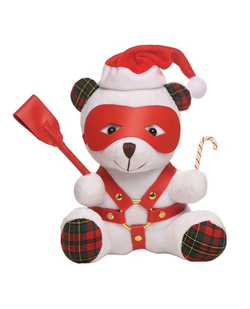 Master Series Holiday Bondage Teddy Bear Plush-White