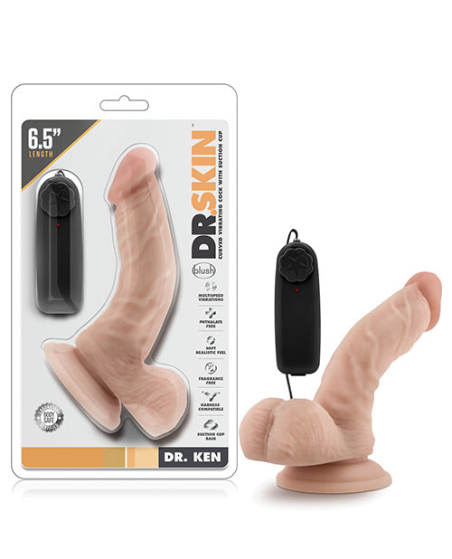 Dr. Ken Vibrating Cock with Suction Cup - Wicked Sensations