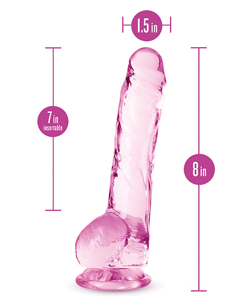 Naturally Yours 8 Inch Crystalline Dildo