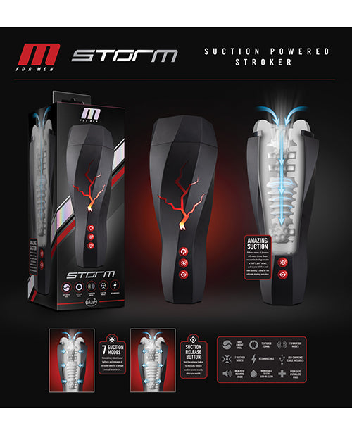 M for Men Storm Suction Powered Stroker