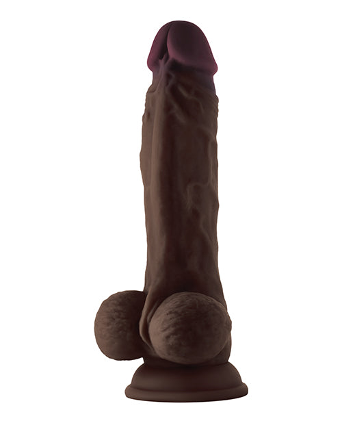 Shaft Model A Flexiskin Liquid Silicone 8.5 Inch Dong With Balls