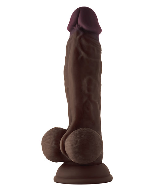 Shaft Model A Flexiskin Liquid Silicone 9.5 Inch Dong With Balls