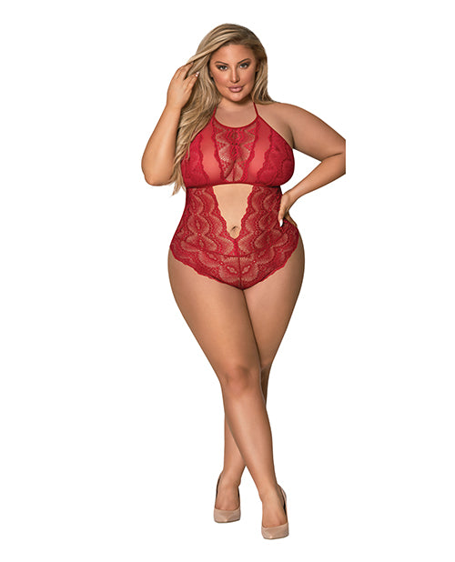 Magic Silk Exposed Sugar & Spice Teddy With Snap Crotch