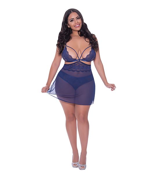 Magic Silk Exposed Berrylicious Babydoll & Panty