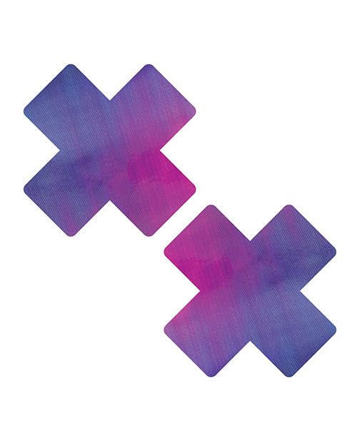 Nipztix Chameleon Color Changing X Factor Pasties-Pink/Purple